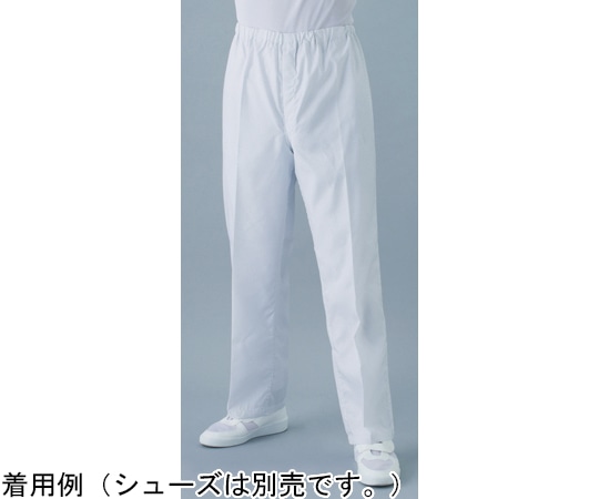 東洋リントフリー クリーンルーム用ESD対策パンツ 白 3L FS312A-01 3L 1本 (ご注文単位1本)【直送品】