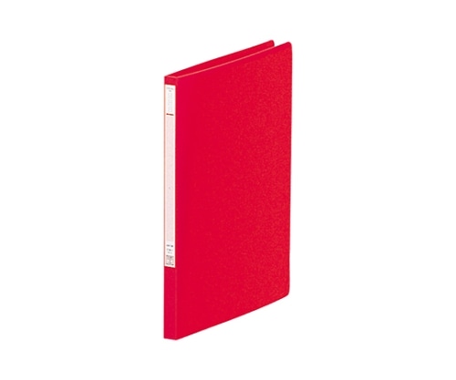 LIHITLAB パンチレスファイルZ式 1赤 F-342 F342-1 1冊(ご注文単位1冊)【直送品】