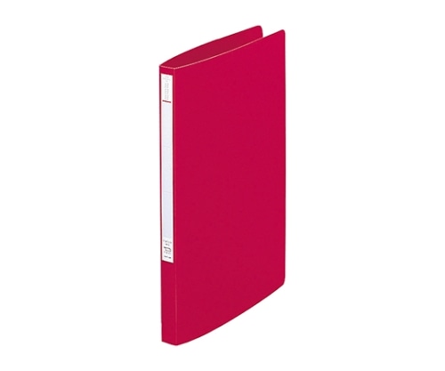 LIHITLAB Avanti スーパーパンチレスファイル 3赤 F-347U F347U-3 1冊(ご注文単位1冊)【直送品】