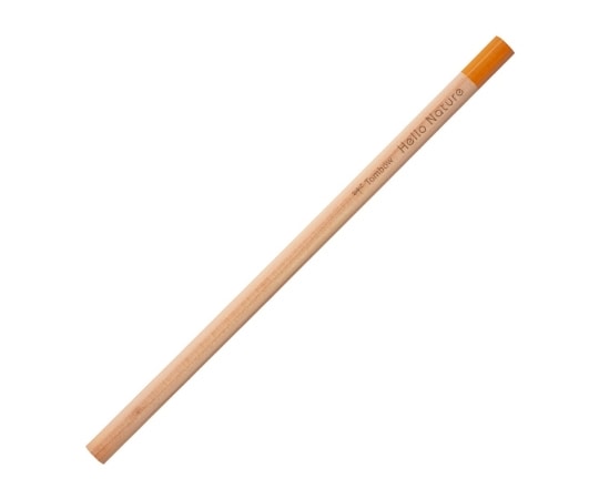 トンボ鉛筆 ハローネイチャー 色鉛筆 単色 だいだいいろ 1箱(6本入) CB-KHN28 1箱(ご注文単位1箱)【直送品】