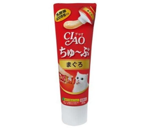 いなばペットフード CIAO ちゅ~ぶ まぐろ 80g CS-151 1個（ご注文単位1個）【直送品】