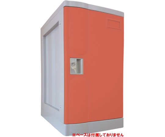 宮成製作所 プラボックス Lサイズ シリンダー錠 レッド ベースなし PB-CLRJ 1台(ご注文単位1台)【直送品】