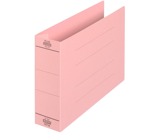 プラス フラットファイル 厚とじ500 A5-E ピンク No.042SW PK 1冊(ご注文単位1冊)【直送品】