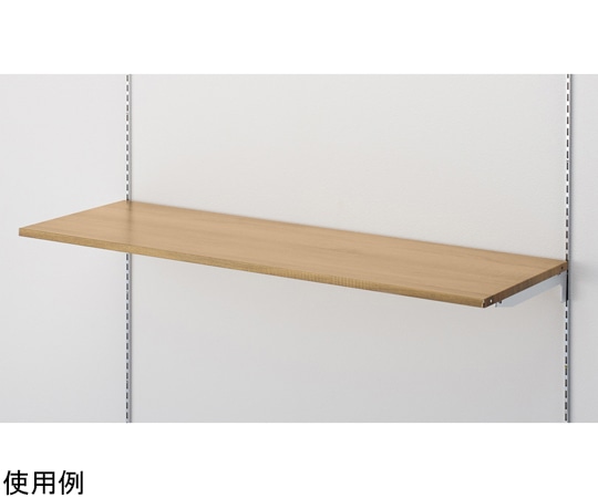 アズワン 木目調スチール棚セット ラスティック柄調 W120×D40cm 61-806-36-2 1個（ご注文単位1個）【直送品】