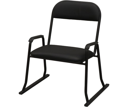 エイ・アイ・エス 楽座椅子 ハイタイプ ブラック RCH-500 1脚(ご注文単位1脚)【直送品】