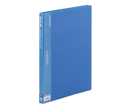 ビュートン クリヤーブック ブルー BCB-A4-20B 1冊(ご注文単位1冊)【直送品】