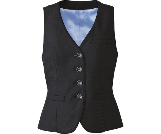 カーシーカシマ ENJOY ベスト AIR CHIDORI WINDOWPANE 527-10 15号 EAV527 1枚（ご注文単位1枚）【直送品】