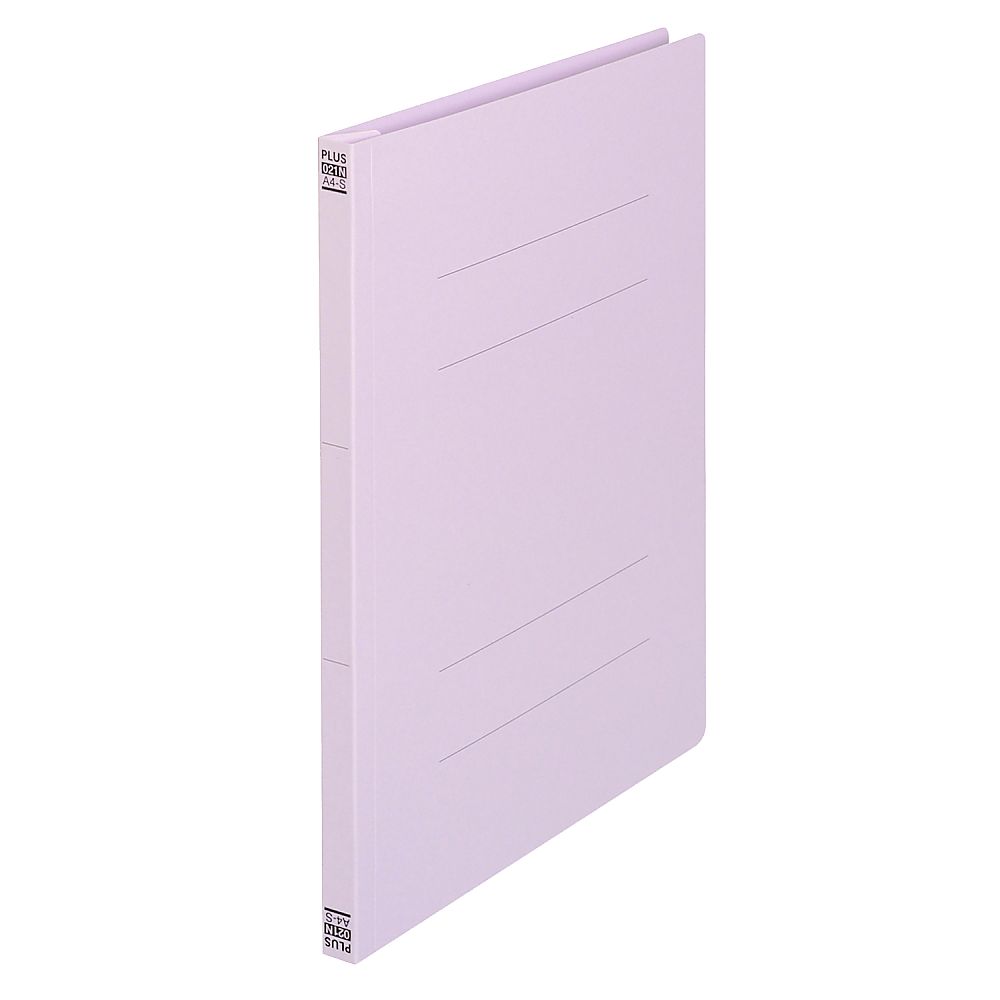 プラス フラットファイル A4S バイオレット 3冊 No.023NP 1パック(ご注文単位1パック)【直送品】