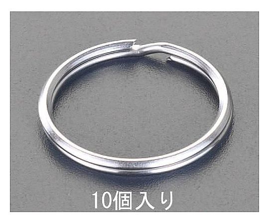 エスコ 25x2.3mm 2重リング(ステンレス製/10個) EA638DN-5 1袋(ご注文単位1袋)【直送品】