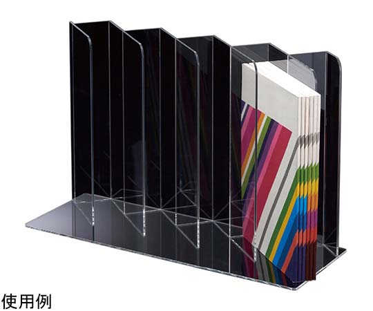 アズワン ノートディバイダー小 4列 右挿し 61-655-19-2 1個(ご注文単位1個)【直送品】