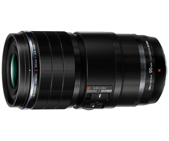 OMデジタルソリューションズ M.ZUIKO DIGITAL IS PRO ブラック ED 90mm F3.5 MACRO 1個(ご注文単位1個)【直送品】