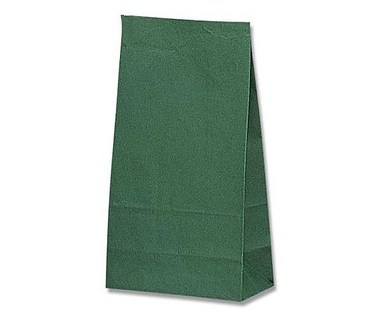 アズワン 150x 90x280mm カラー紙袋(緑/100枚) EA927SB-70 1パック（ご注文単位1パック）【直送品】