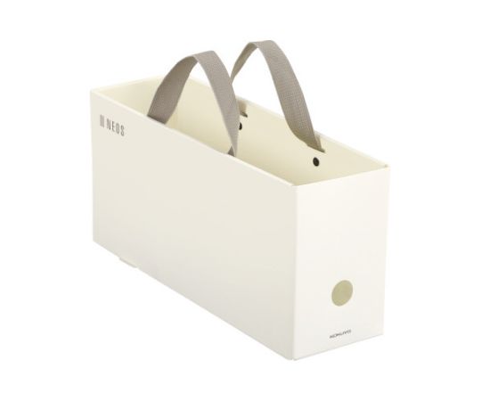 コクヨ キャリーボックス<NEOS>ハーフ ホワイト A4PH-NELFM-W 1個(ご注文単位1個)【直送品】