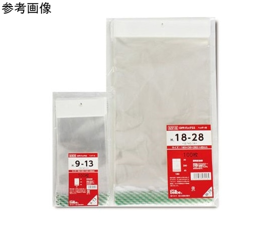 ベルベ OPP袋 OPPバッグヘッダー付 H12-28(旧No.12) 500枚 6902 1ケース(ご注文単位1ケース)【直送品】