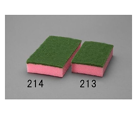 エスコ 75x115mm/S 業務用スポンジ(HACCP認証取得品) EA928AS-213 1個(ご注文単位1個)【直送品】