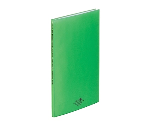 LIHITLAB AQUA DROPs クリヤーブック 6黄緑 N-5000 N5000-6 1冊(ご注文単位1冊)【直送品】