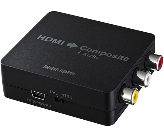 サンワサプライ HDMI信号コンポジット変換コンバーター VGA-CVHD3 1個(ご注文単位1個)【直送品】
