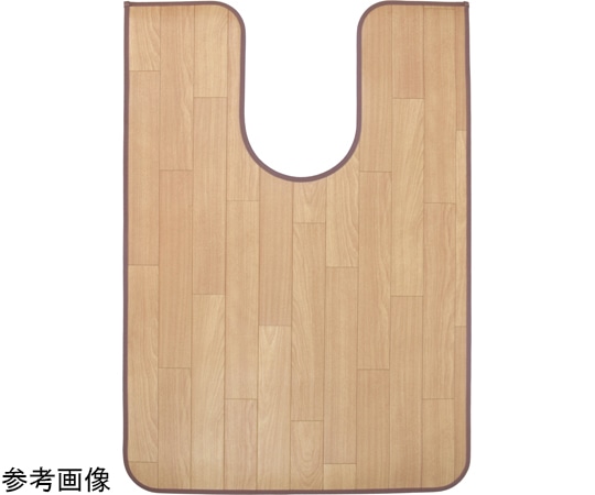 三愛繊維 拭けるマットシリーズ サクラブラウン トイレマット 800×1300mm(耳長) 1個(ご注文単位1個)【直送品】
