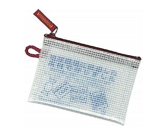 アズワン カード/ 85x120mm メッシュケース(レッド) EA762CF-361 1個(ご注文単位1個)【直送品】