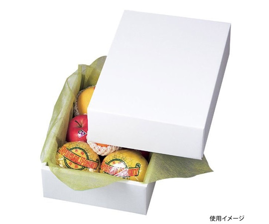 ヤマニパッケージ 青果用贈答箱 ホワイト4 40枚 LTO-4 1ケース(ご注文単位1ケース)【直送品】