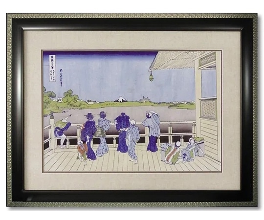 ユーパワー 葛飾 北斎「五百羅漢寺」 HK-20001 1個(ご注文単位1個)【直送品】