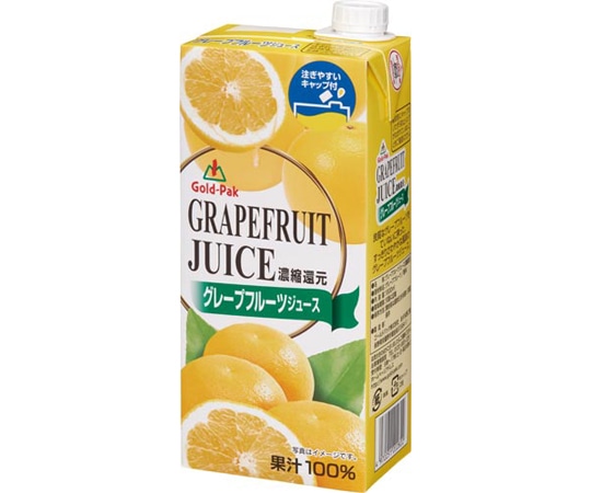 ゴールドパック グレープフルーツジュース 1L 6本 207827 1ケース※軽(ご注文単位1ケース)【直送品】