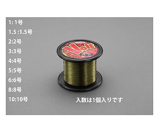 エスコ 0.17mmx 600m ナイロン糸(フッ素樹脂コーティング) EA628AW-1 1巻(ご注文単位1巻)【直送品】