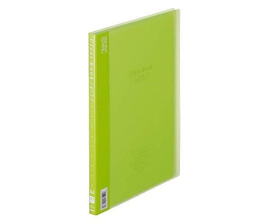 ライオン事務器 A4/S型 クリアーブック(グリーン) EA762CC-93 1冊(ご注文単位1冊)【直送品】