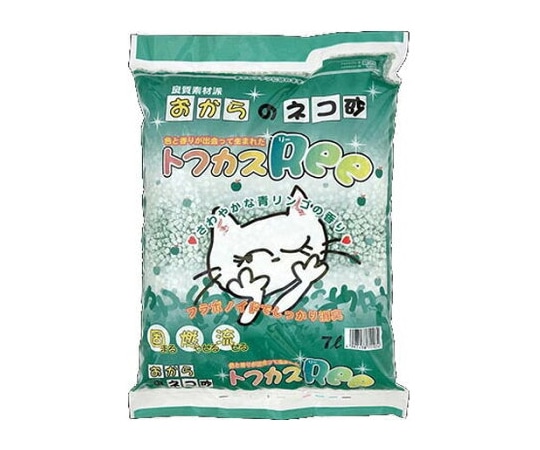 ペグテック おからの猫砂 トフカス Ree 青りんごの香り 7L  1袋（ご注文単位1袋）【直送品】
