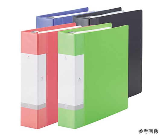 LIHITLAB リクエスト クリヤーブック(ポケット交換タイプ) 青 G3808-8 1冊(ご注文単位1冊)【直送品】