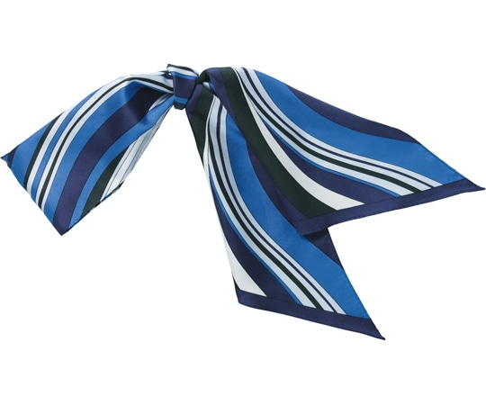 カーシーカシマ ENJOY スカーフ リボン 487-6 ブルー EAZ487 1枚(ご注文単位1枚)【直送品】