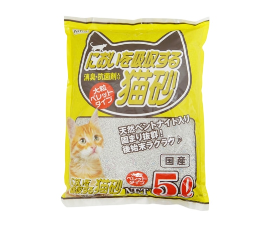 ペットプロジャパン ペットプロ においを吸収する猫砂 5L  1個（ご注文単位1個）【直送品】