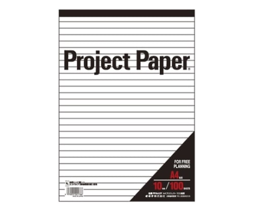 オキナ プロジェクトペーパー A4 10mm罫 PPA40Y 1冊(ご注文単位1冊)【直送品】