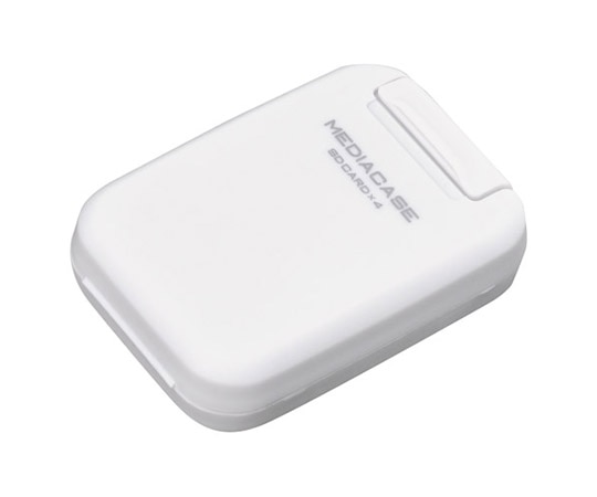 ハクバ写真産業 ポータブルメディアケース S (SD/MicroSDカード用) ホワイト DMC-20SSDWT 1個(ご注文単位1個)【直送品】