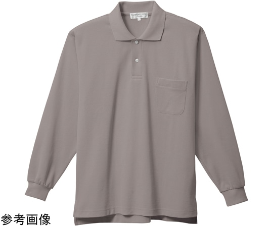 三愛 長袖ポロシャツ オートミール 3L 8700 1着（ご注文単位1着）【直送品】