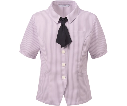 カーシーカシマ ENJOY オーバーブラウス SARA CLEAR BLOUSE ピンク 7号 ESA836 1枚（ご注文単位1枚）【直送品】