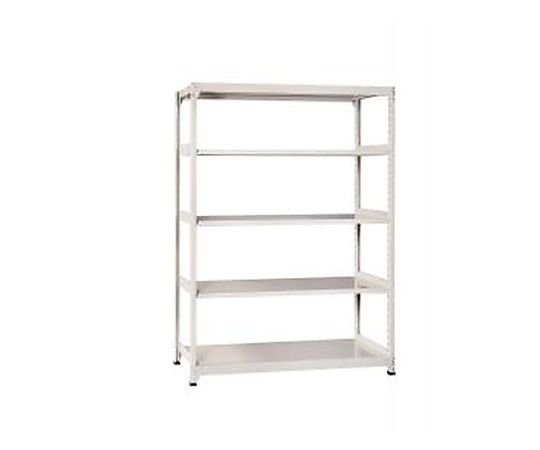 アズワン 1490x450x1800mm/150kg/5段 スチール棚 EA976DN-150B 1台(ご注文単位1台)【直送品】