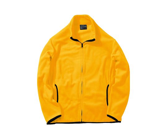 LIFEMAX フリースジャケット ゴールド XL MJ0065-11 XL 1枚（ご注文単位1枚）【直送品】