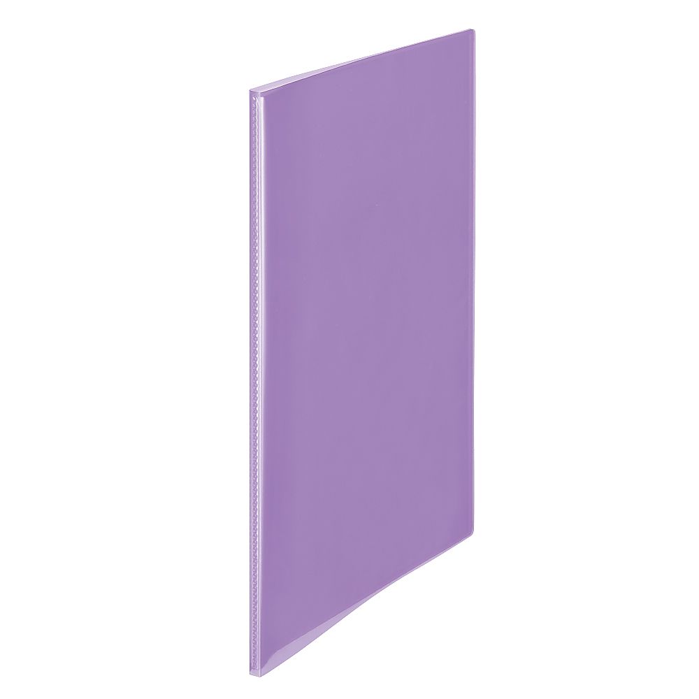 プラス シンプルクリアーファイル 10P パープル FC-210SC PU 1冊(ご注文単位1冊)【直送品】