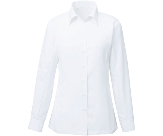 カーシーカシマ ENJOY 長袖ブラウス Softkarseystretch ホワイト 11号 EWB385 1枚（ご注文単位1枚）【直送品】