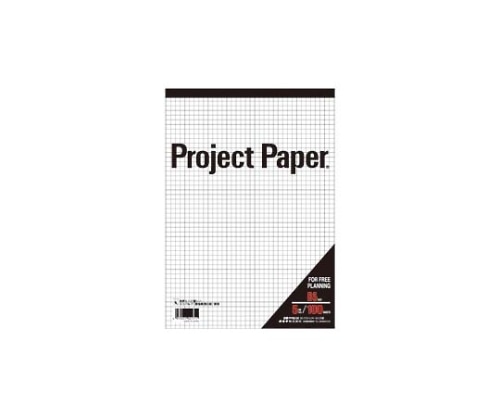 オキナ プロジェクトペーパー B5 5mm方眼 PPB55S 1冊(ご注文単位1冊)【直送品】