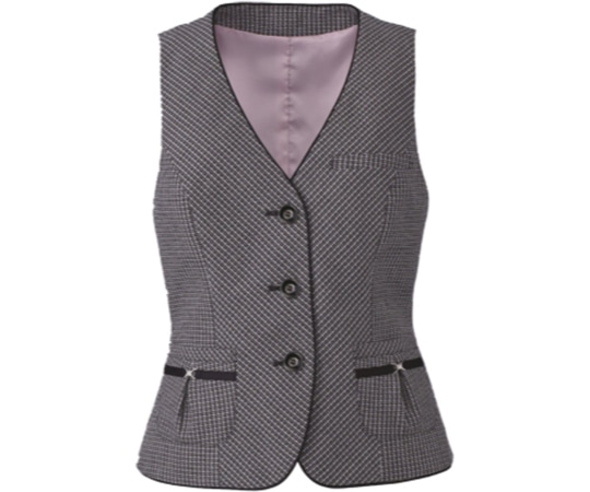 カーシーカシマ ENJOY ベスト GRAPH TWEED CHECK 13号 EAV531 1枚(ご注文単位1枚)【直送品】