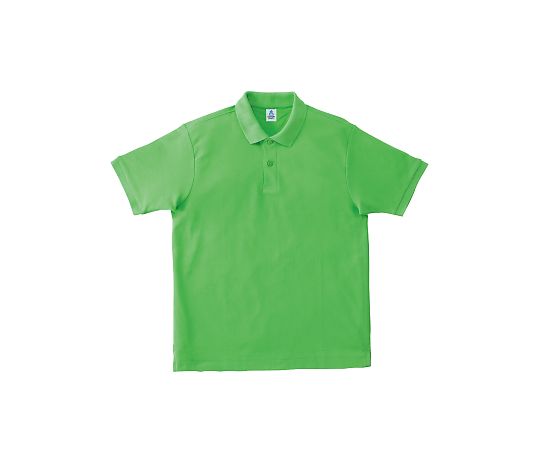 LIFEMAX CVC鹿の子ドライポロシャツ ライムグリーン M MS3113-54 M 1枚(ご注文単位1枚)【直送品】