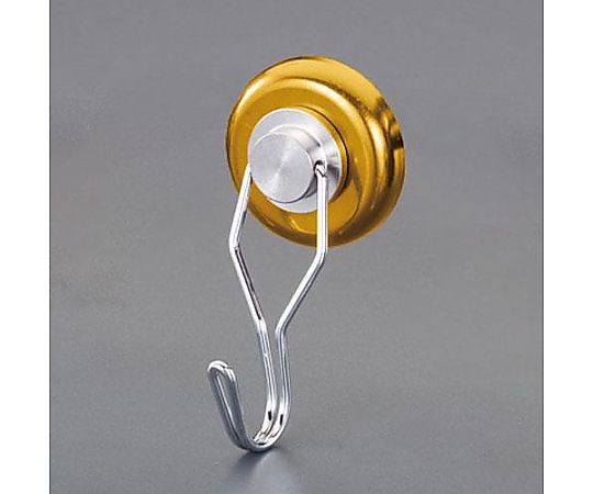 アズワン φ36mm/40kg マグネットフック(スイベル式/黄) EA781ET-83A 1個(ご注文単位1個)【直送品】