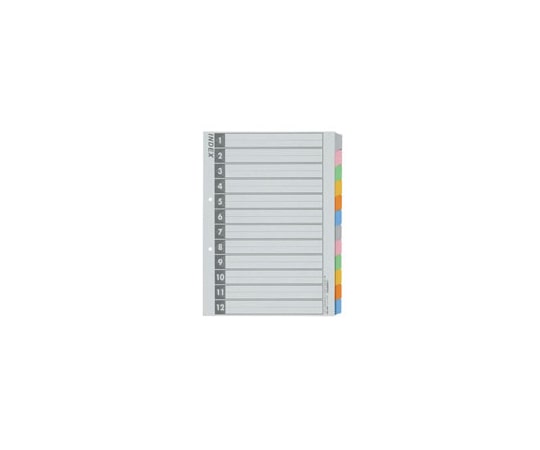 ジョインテックス インデックスA4S 6色 12山 50組 D027J-12Y10 1箱(ご注文単位1箱)【直送品】