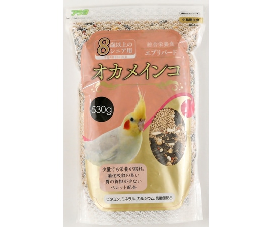 アラタ エブリバード オカメインコ 8歳以上 530g  1袋（ご注文単位1袋）【直送品】