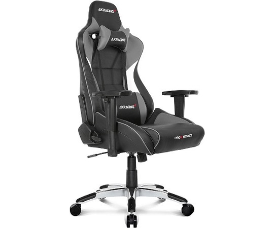 AKRacing ゲーミングチェア Pro-X V2 Gaming Chair グレー AKR-PRO-X/GREY/V2 1脚(ご注文単位1脚)【直送品】