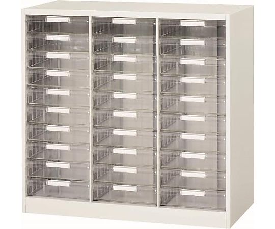 エスコ 900x400x 890mm/3列・10段 キャビネット(トレー型) EA954DH-103 1台(ご注文単位1台)【直送品】