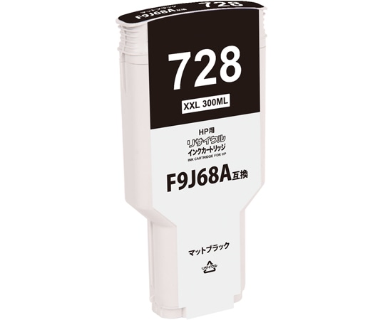 NinestAO HPリサイクルインク HP728 マットブラック F9J66A RHP728XXLMBK 1本(ご注文単位1本)【直送品】