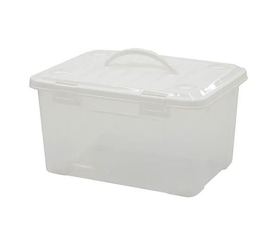 アズワン 500x360x290mm/35L 収納ケース(8個) EA506MF-3BA 1セット(ご注文単位1セット)【直送品】